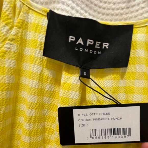 Paper London Ottie Dress Color Pineapple Punch Size 6 NWT - Picture 2 of 7